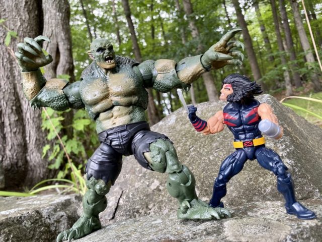 2020 Marvel Legends Abomination Video Game Figure vs AOA Weapon X Wolverine