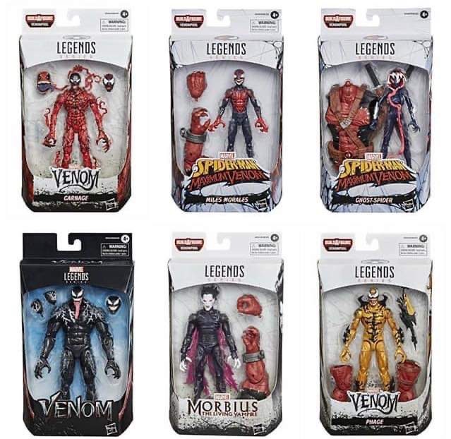 VENOMPOOL BAF Right & Left Legs Marvel Legends from Phage Venom wave SHIPS FAST 