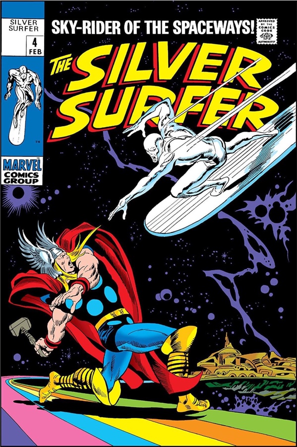 Silver Surfer #4 Cover February 1969 Marvel Comics