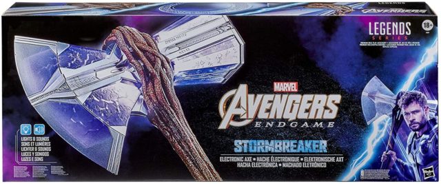 Marvel Legends Life Size Stormbreaker Axe Replica Packaged