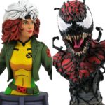 Diamond Select Carnage 1:2 Scale Bust & Animated X-Men Rogue Bust Up for Order!