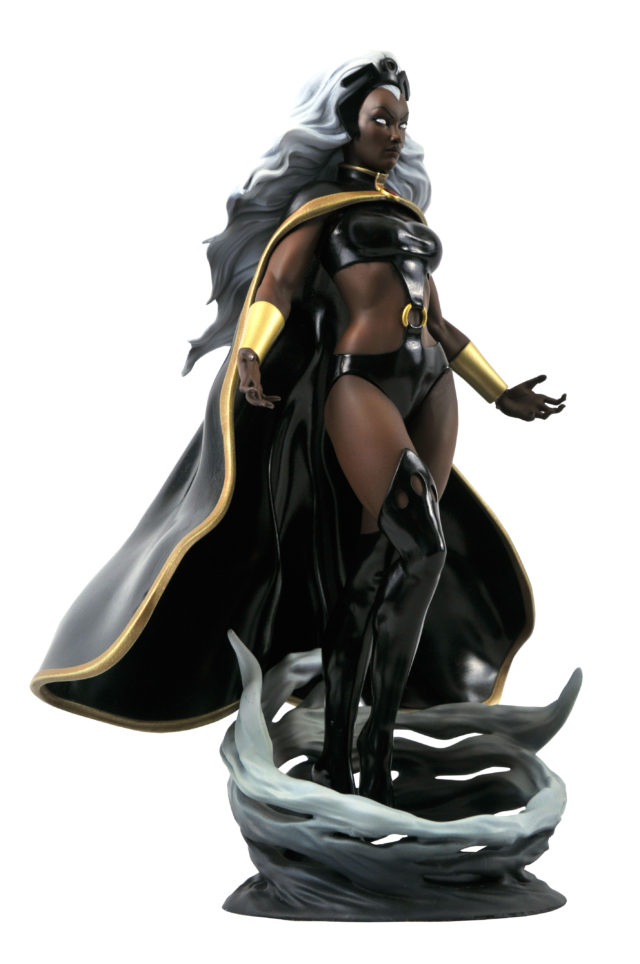 Side View of Marvel Gallery Storm Statue