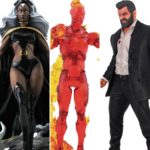 Marvel Select Human Torch Figure + Gallery Storm & Premier Logan Statues!