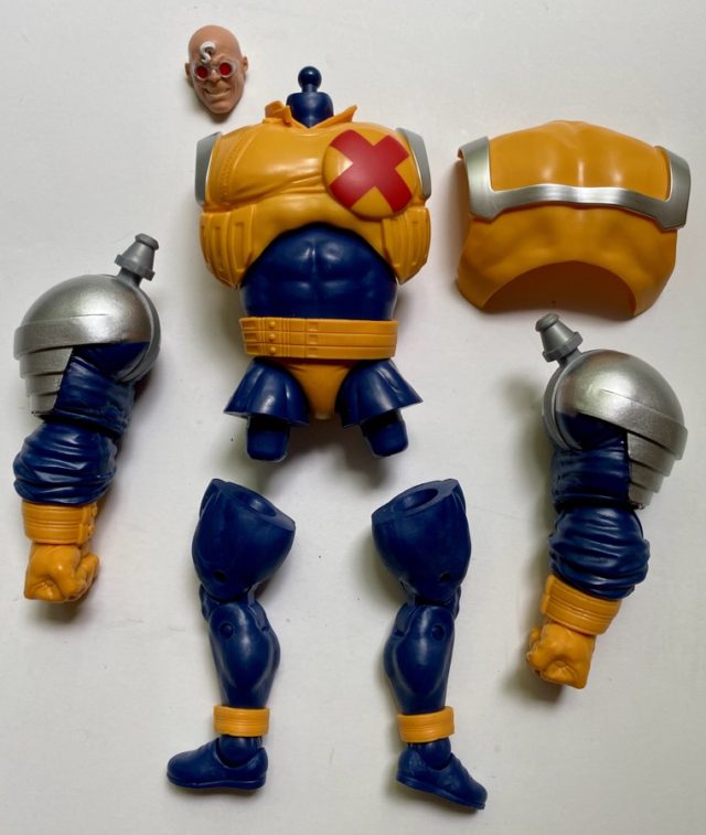 Unassembled Pieces of Strong Guy BAF Marvel Legends