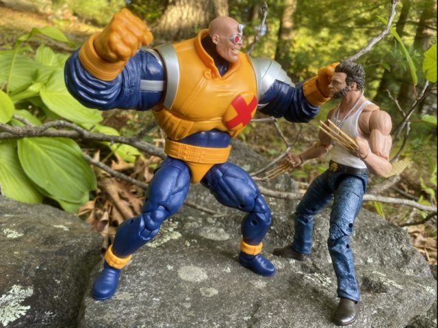 2020 Marvel Legends Movie Wolverine Logan vs Strong Guy Figure