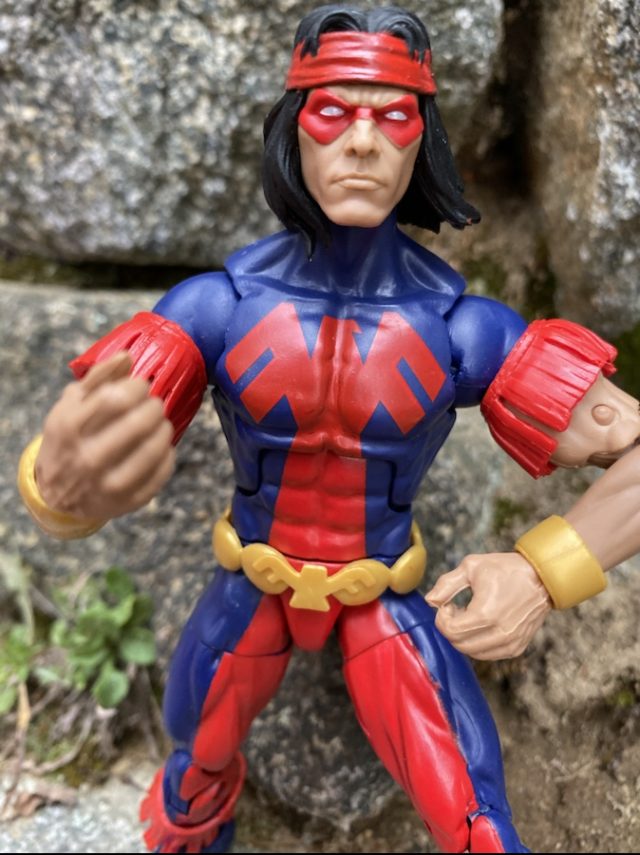 Close-Up of X-Men Legends Thunderbird Hasbro Six Inch Figure