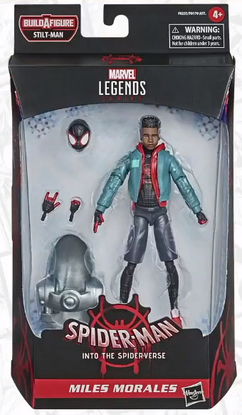 Marvel Legends Into the Spider-Verse Miles Morales Packaged