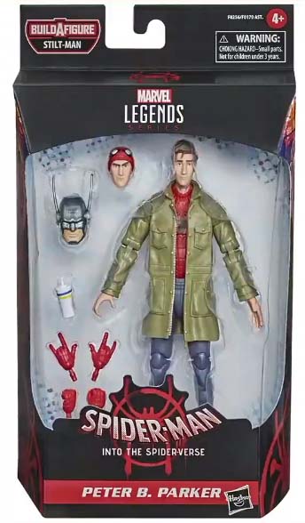 Marvel Legends Peter B Parker Figure Packaged Animated Movie