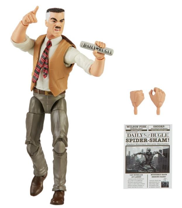 Spider-Man Retro J Jonah Jameson Marvel Legends Figure and Accessories