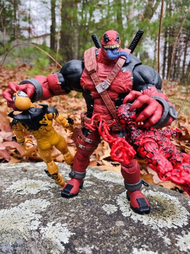 Marvel Legends 2020 Venom Deadpool vs Carnage and Phage Figures