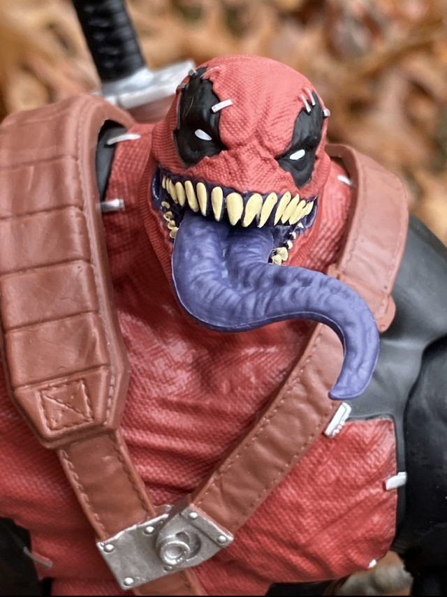 Close-Up of Venompool Marvel Legends Action Figure