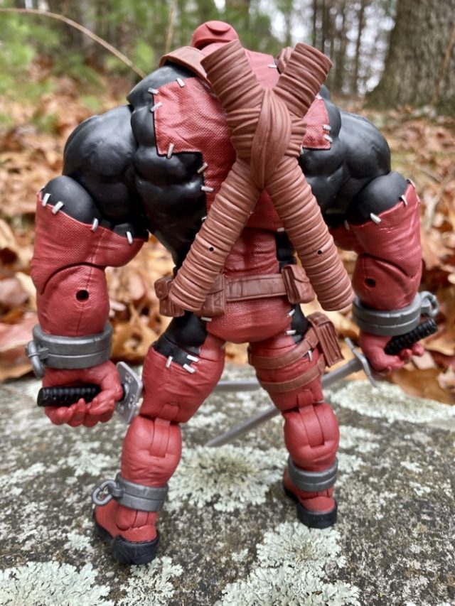 Back of Venom Legends Venompool Figure Sword Sheath