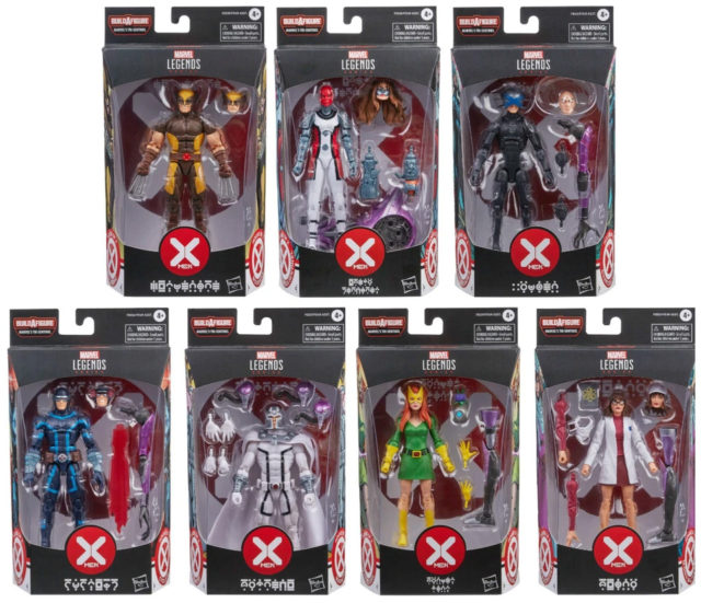 2021 Marvel Legends X-Men House of X Series Figures Packaged