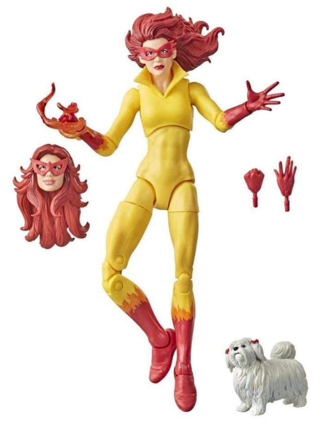 Firestar Marvel Legends 2021 Figure Exclusive with Ms. Lion Dog