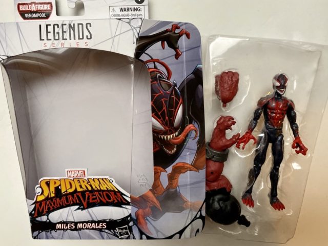 Unboxing Hasbro Miles Morales Venom Marvel Legends Figure