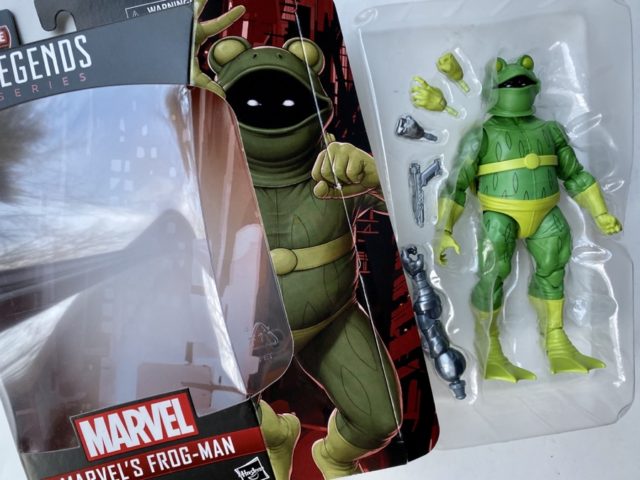 Unboxing Frog-Man Marvel Legends Spider-Man Action Figure