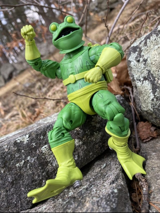 Hasbro Frog-Man Legends Six Inch Figure Dancing