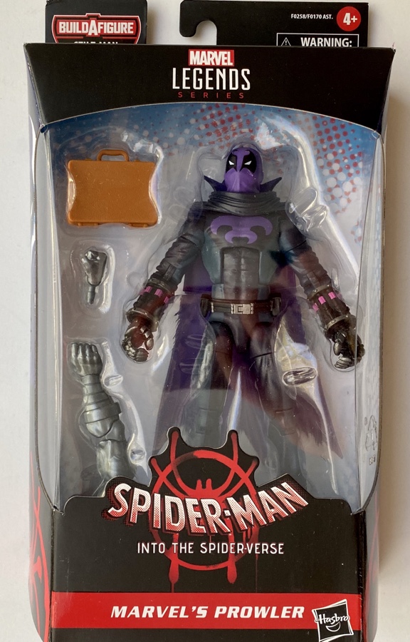 Hasbro Spider-Man Legends Prowler Spider-Verse Figure Packaged