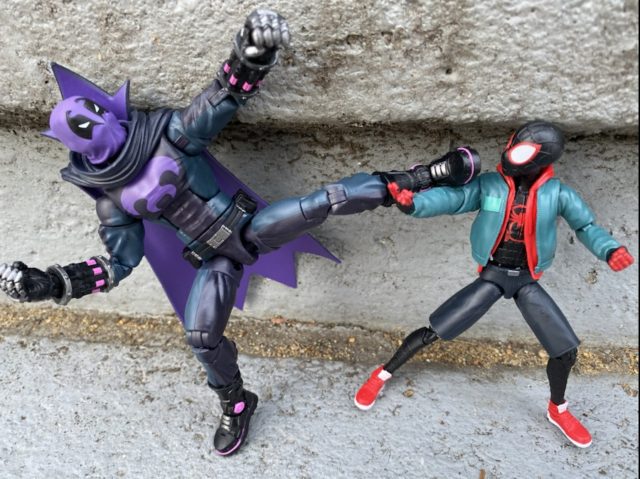 Spider-Man Legends Prowler Uncle Aaron vs Miles Morales Spider-Man Hasbro 2021 Stilt-Man Series