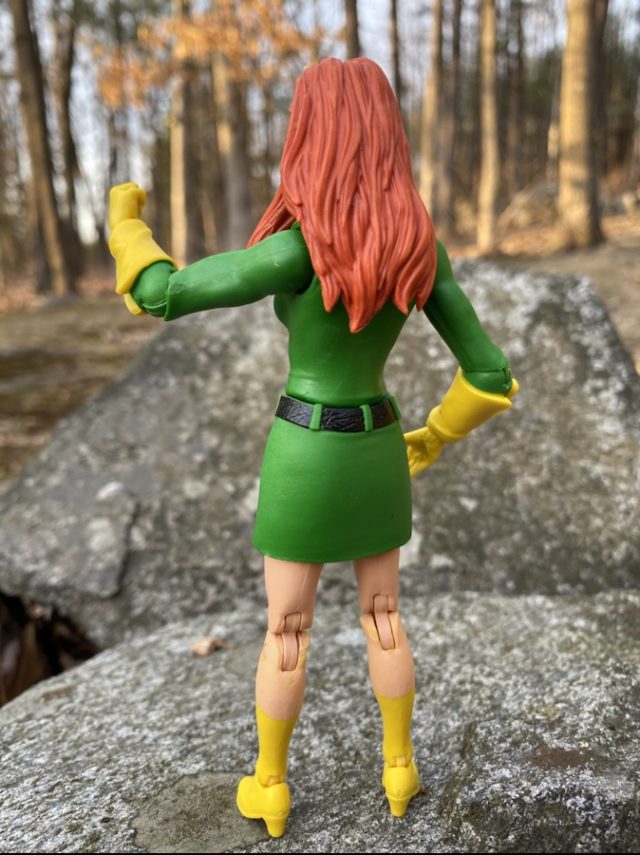 Back of X-Men Marvel Legends 2021 Jean Grey Marvel Girl Figure