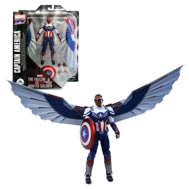 Diamond Select Toys Captain America Falcon Sam Wilson Exclusive 7 Inch Figure