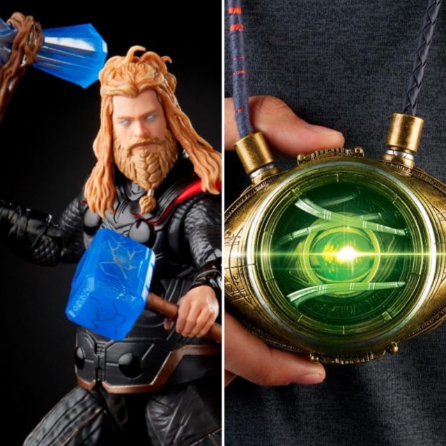 Marvel Legends 2021 Eye of Agamotto Prop Replica and Infinity Saga Thor