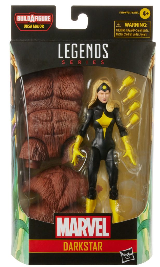 Marvel Legends Darkstar Packaged with Ursa Major BAF Body