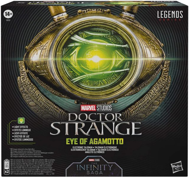 Marvel Legends Eye of Agamotto Prop Replica Box Packaging