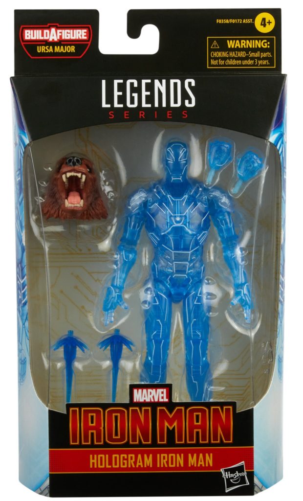 Marvel Legends Hologram Iron Man Figure Packaged