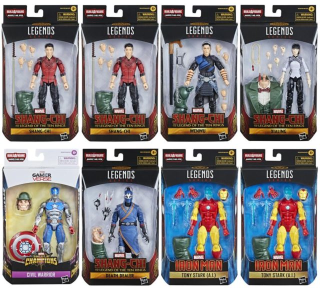 Marvel Legends Shang Chi Series Figures Case Ratios