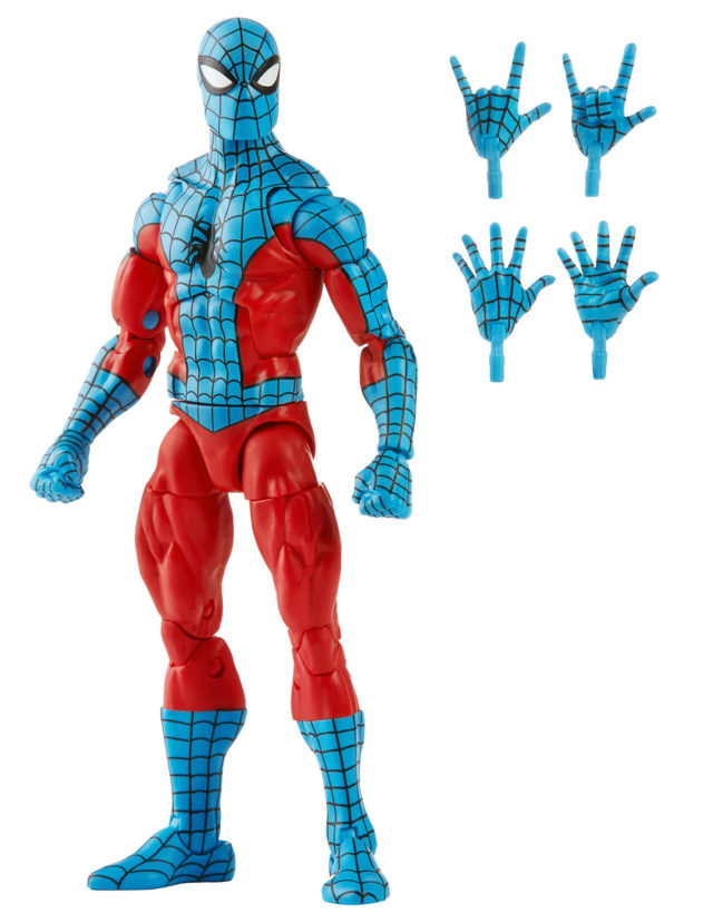 Marvel Legends Spider-Man Web-Man Figure and Accessories Alternate Hands