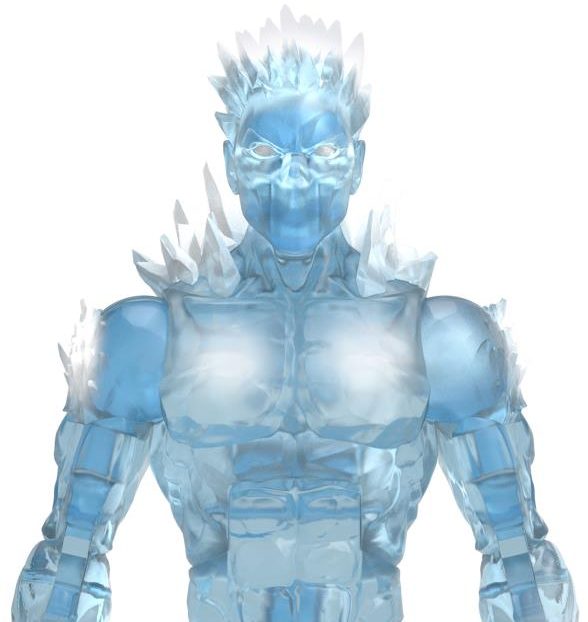 Close-Up of Iceman AOA Marvel Legends 6 Inch Figure