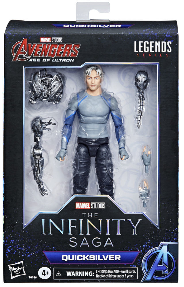 Marvel Legends Infinity Saga Quicksilver Figure Packaged