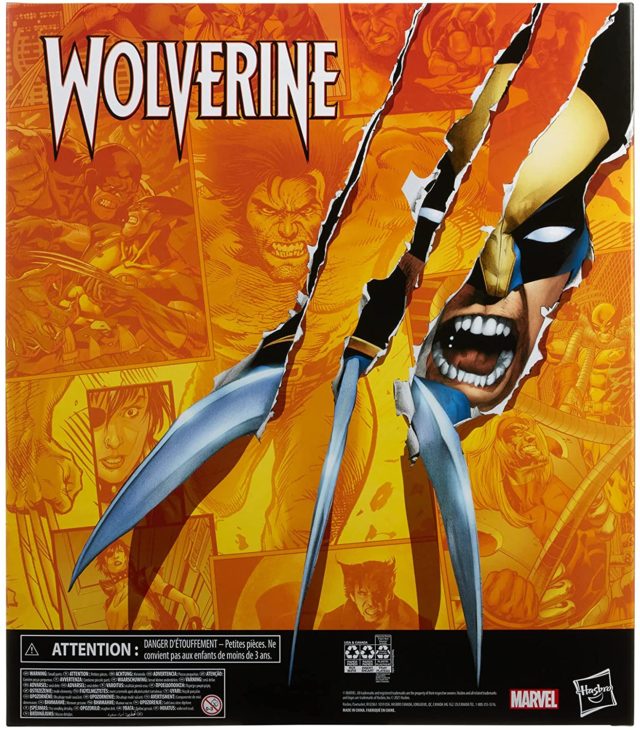 Box Back Wolverine Legends Amazon Exclusive Box Set