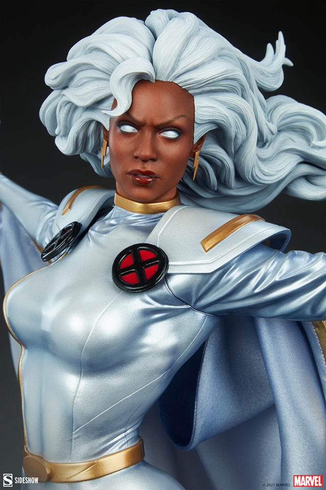 Close-Up of Sideshow Collectibles X-Men Storm Statue 2021