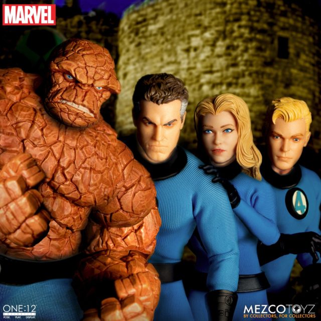 Fantastic Four Mezco ONE 12 Collective Figures Box Set Team