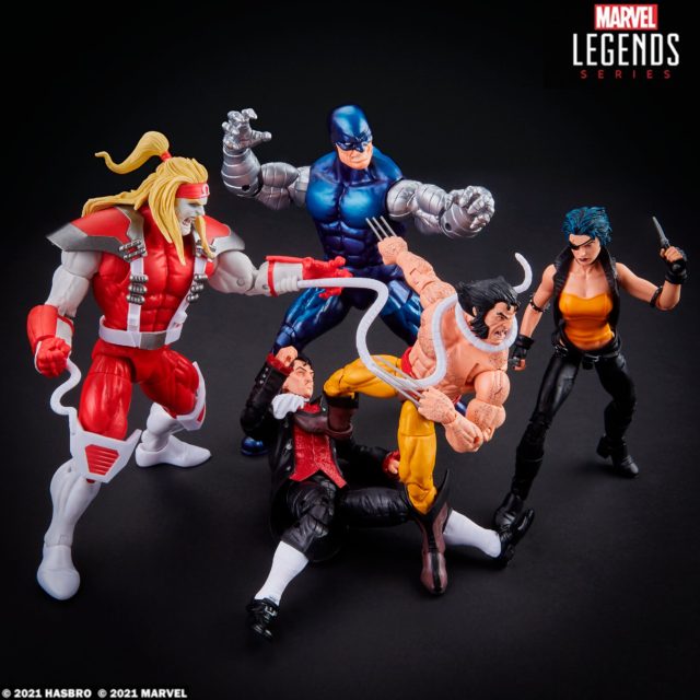 Marvel Legends Wolverine 5-Pack Hasbro Amazon Exclusive Set