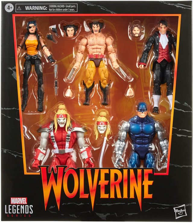 Marvel Legends Wolverine Amazon Exclusive 5-Pack Box Set Packaged