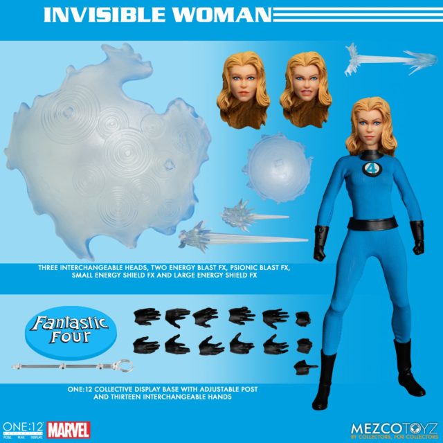 ONE 12 Collective Fantastic Four Invisible Woman Figure and Accessories