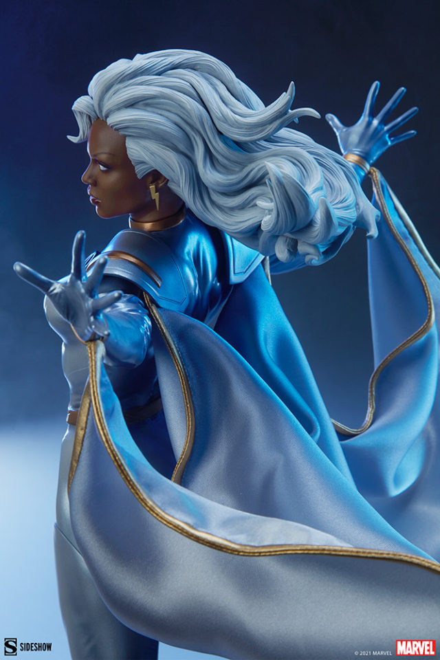 Side View of Sideshow Premium Format Storm Figure 2021 X-Men Series