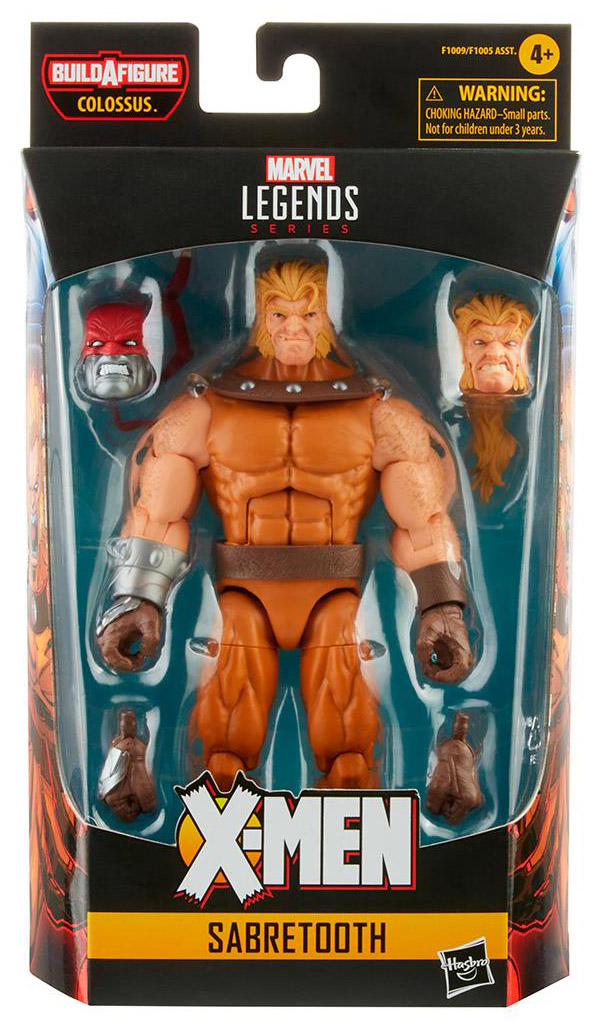 X-Men AOA Marvel Legends Sabretooth Figure Packaging