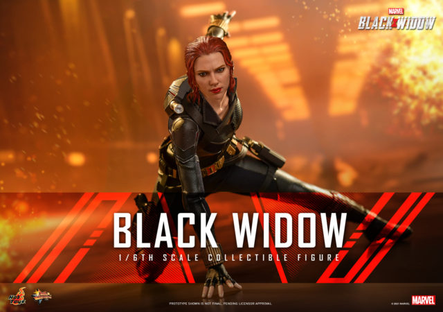 Black Widow Movie Hot Toys Black Widow Black Costume MMS Figure