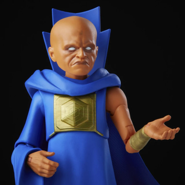 Close-Up of 2022 Marvel Legends Watcher Uatu Build-A-Figure What If