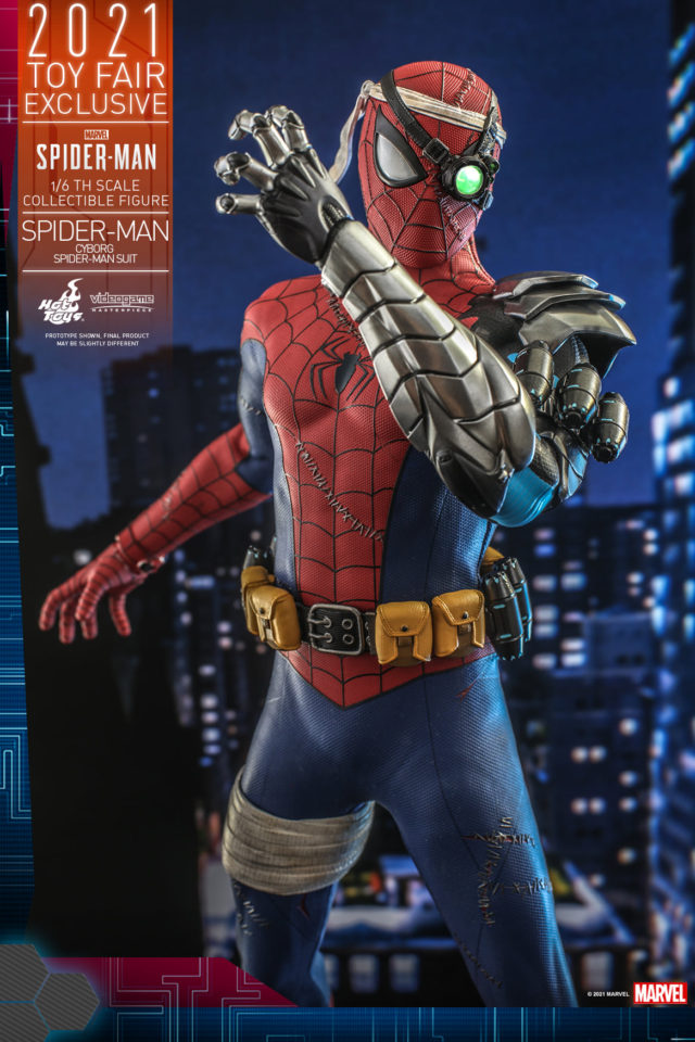 Cyborg Spider-Man Hot Toys Sixth Scale Figure Exclusive