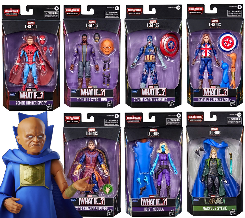 Disney+ Marvel Legends Watcher Series Figures Up for Order! Loki Sylvie!  What If? Uatu BAF! - Marvel Toy News