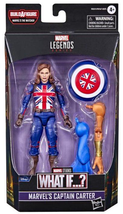 Marvel Legends Captain Carter What If Peggy Carter Figure Packaged