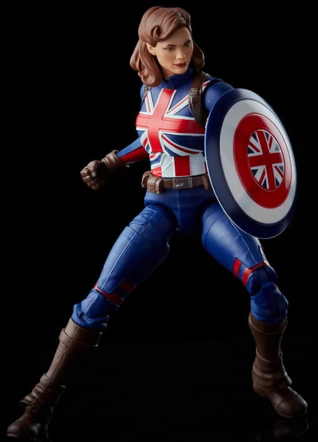 Marvel Legends Captain Peggy Carter with Shield Figure What if Hasbro