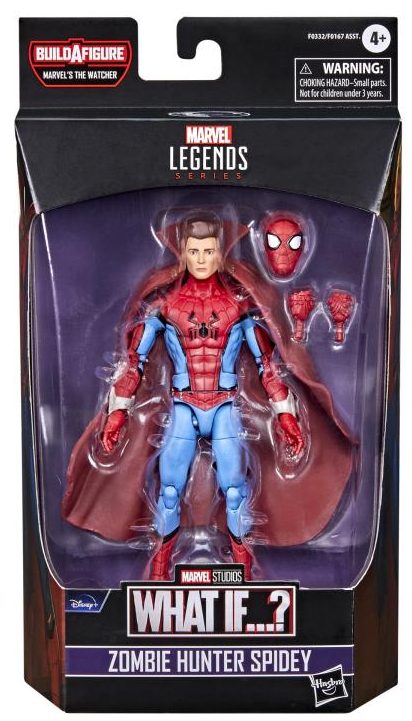 Marvel Legends What If Zombie Hunter Spider-Man Figure Packaged