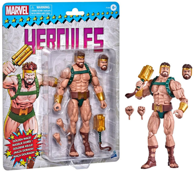 Retro Marvel Legends Hercules Toybiz Vintage Series Figure