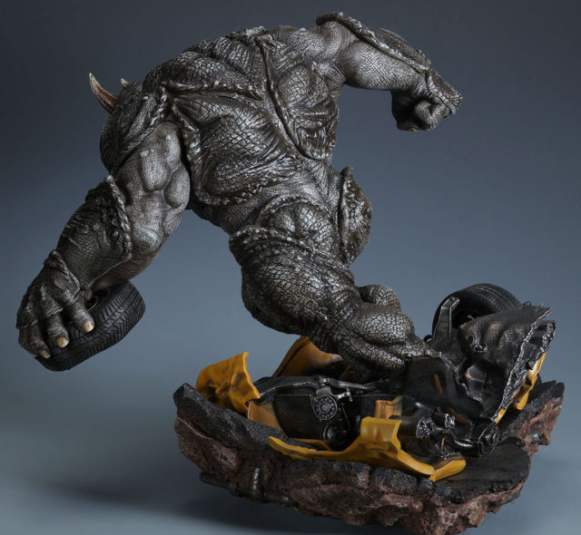 XM Studios Marvel Rhino Statue Running Forward Back